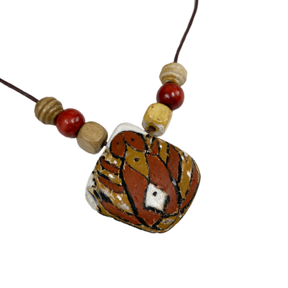 PHILIP DENHAM - Girringun Art Centre | 'Bagu Necklace' | Milky pine