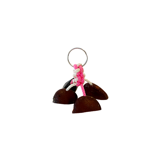 WILLIAM SAVAGE | 'Kulap (Gorr) keyring' | Pink / white