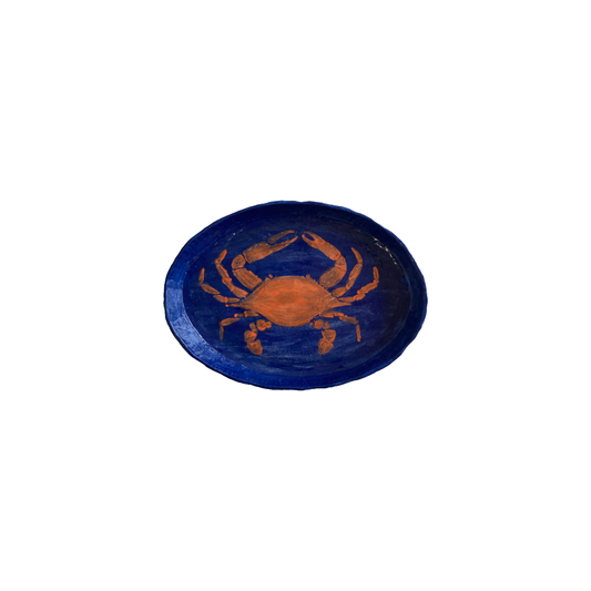 JOY TAPAU- NPA Art Centre | ‘Ker Kerie (Crab)’ | Hand-painted ceramic plate