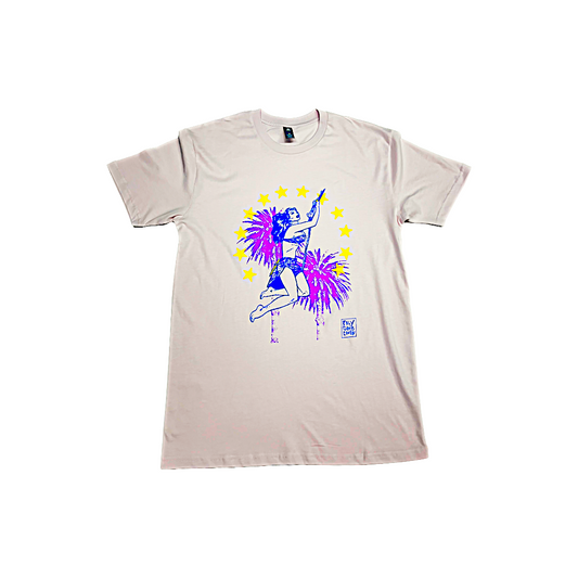 POLY GONE COWBOY | ‘Thrill Seeker / Heart Breaker’ | T-shirt | Blush