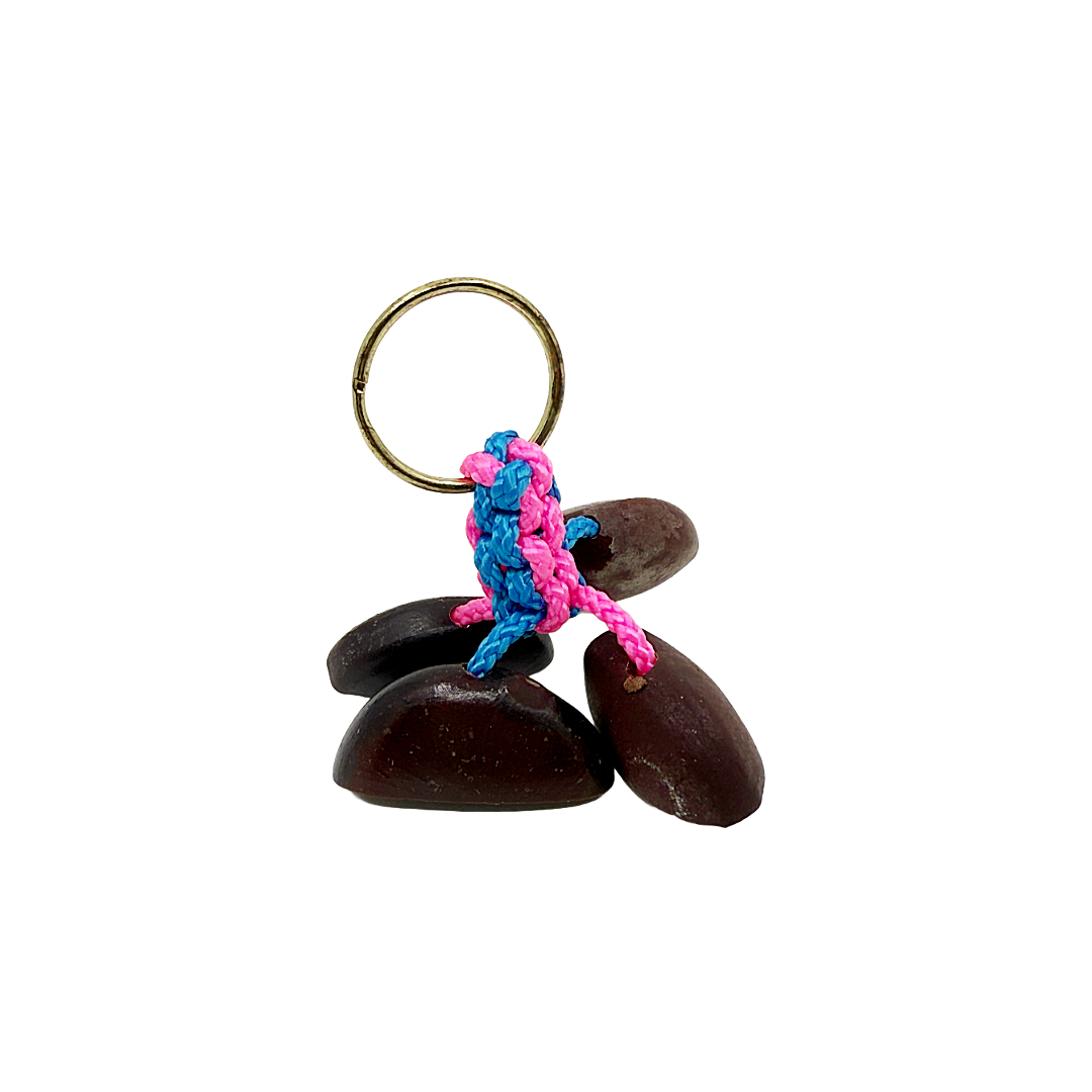WILLIAM SAVAGE | 'Kulap (Gorr) keyring' | Pink / blue