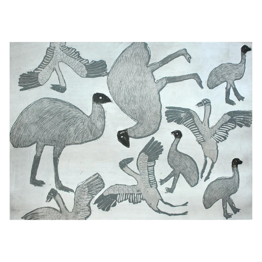 ALMA NORMAN | ‘Brolga and Emu’ | Print