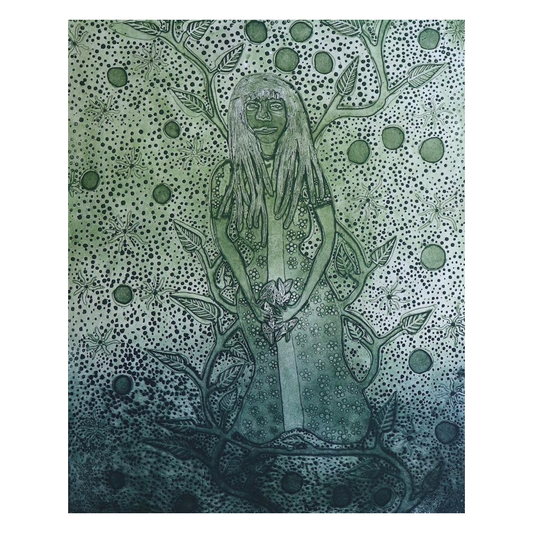 MYLENE HOLROYD | ‘Green Ant Story’ | Etching