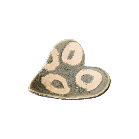 FLINTSTONE DESIGNS | ‘Circles Heart - ball legs' | Ceramic