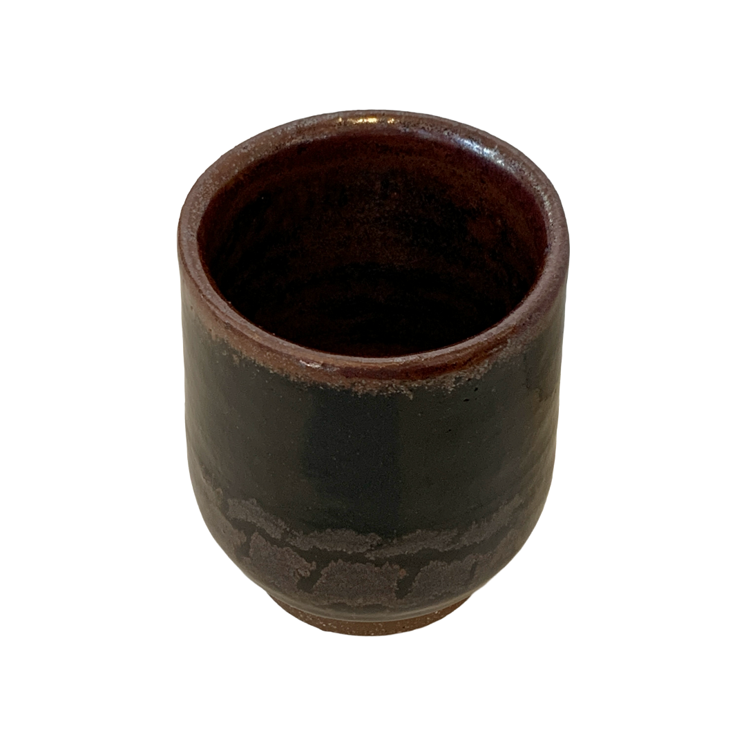 SERVICE CERAMICS | ‘Black & Brown Cup- Medium’ | Wheel-thrown ceramics