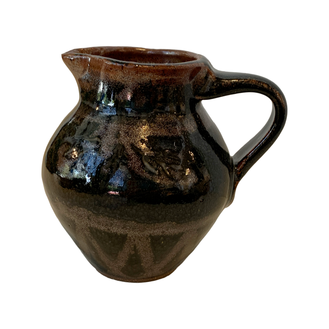 SERVICE CERAMICS | ‘Rounded Black Jug- Short' | Wheel-thrown ceramics