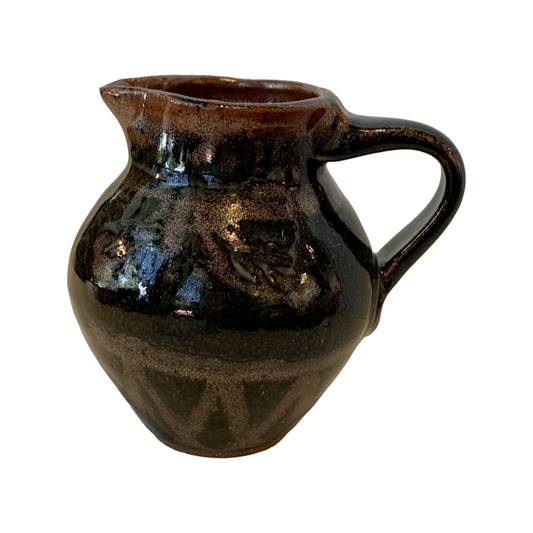SERVICE CERAMICS | ‘Rounded Black Jug- Short' | Wheel-thrown ceramics