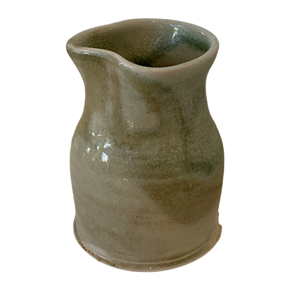 SERVICE CERAMICS | ‘Green Curved Jug / Pourer- No Handle' | Wheel-thrown ceramics