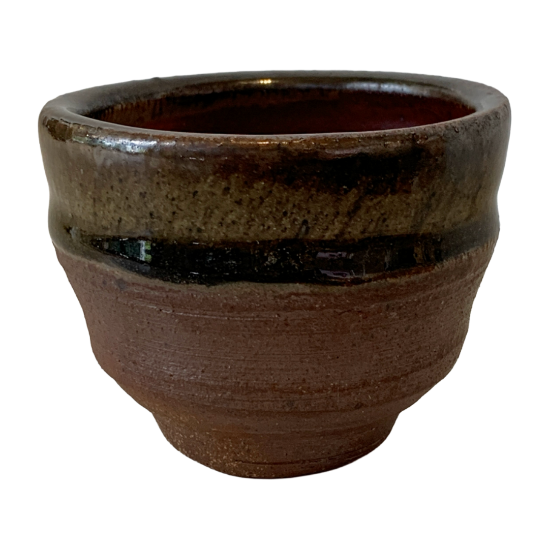 SERVICE CERAMICS | ‘Curved Brown Cup’ | Wheel-thrown ceramics