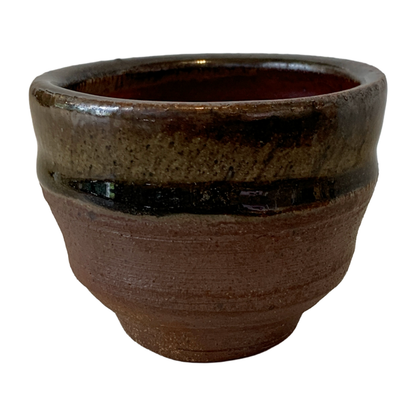 SERVICE CERAMICS | ‘Curved Brown Cup’ | Wheel-thrown ceramics