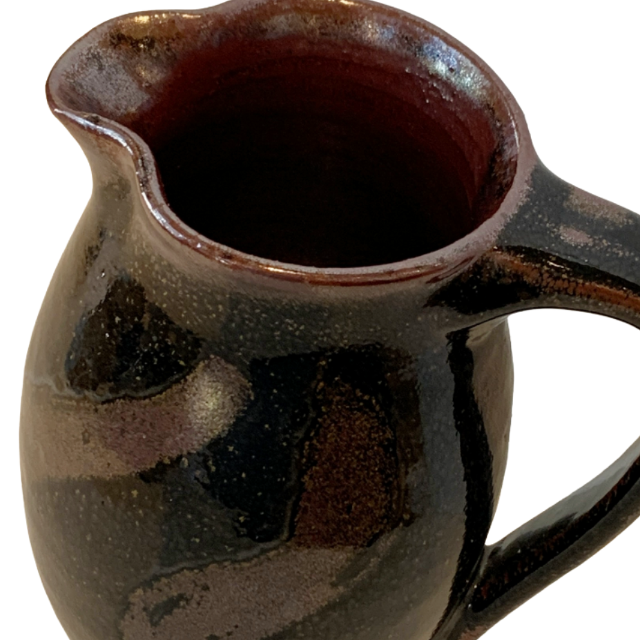 SERVICE CERAMICS | ‘Rounded Black Jug- Tall’ | Wheel-thrown ceramics