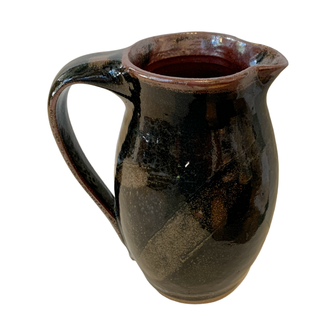 SERVICE CERAMICS | ‘Rounded Black Jug- Tall’ | Wheel-thrown ceramics
