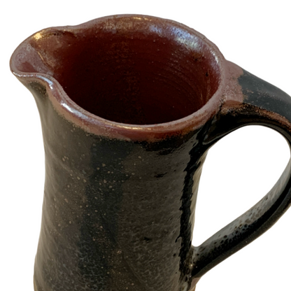 SERVICE CERAMICS | ‘Concave Black Jug- Tall’ | Wheel-thrown ceramics