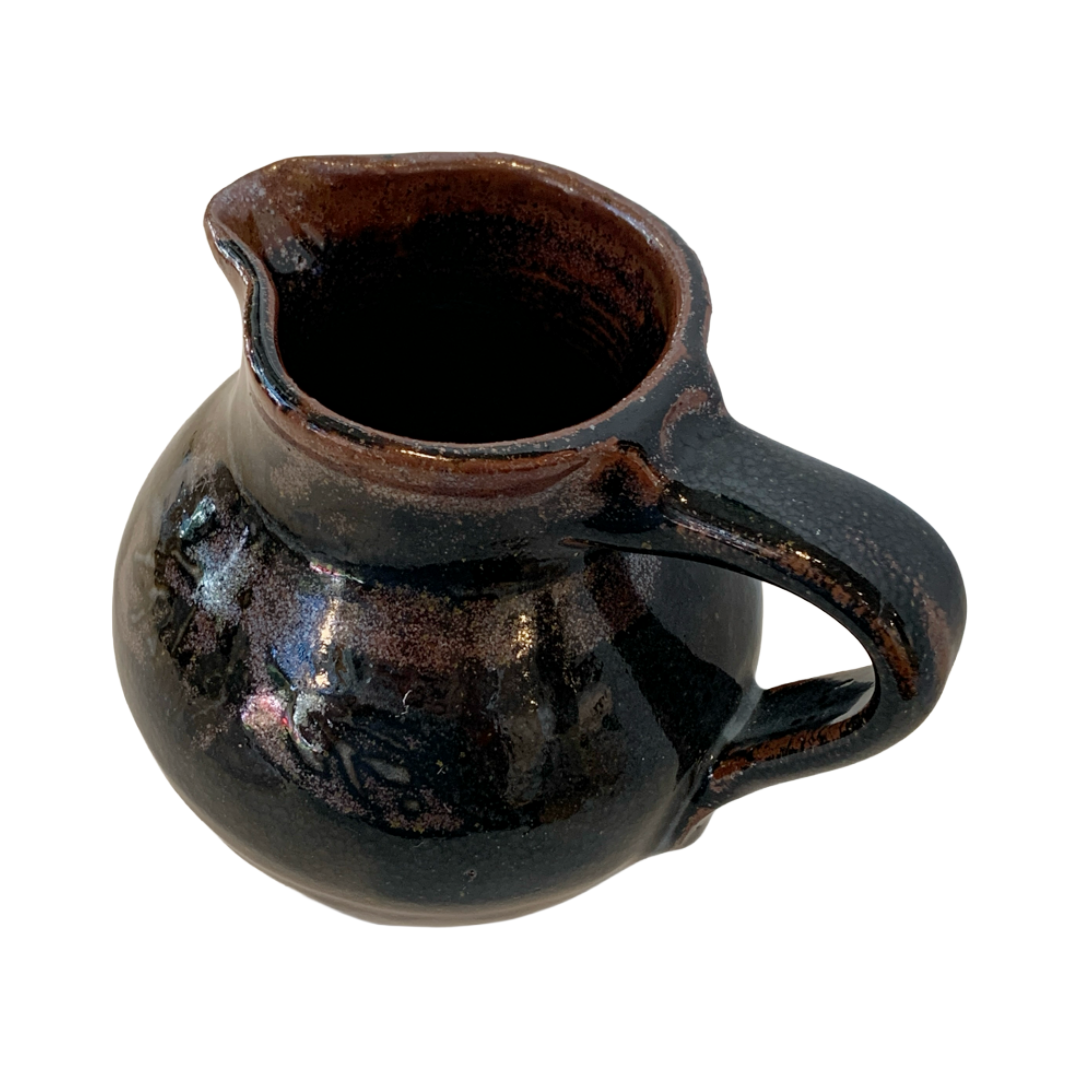 SERVICE CERAMICS | ‘Rounded Black Jug- Short' | Wheel-thrown ceramics