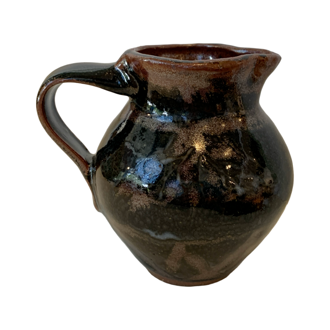 SERVICE CERAMICS | ‘Rounded Black Jug- Short' | Wheel-thrown ceramics