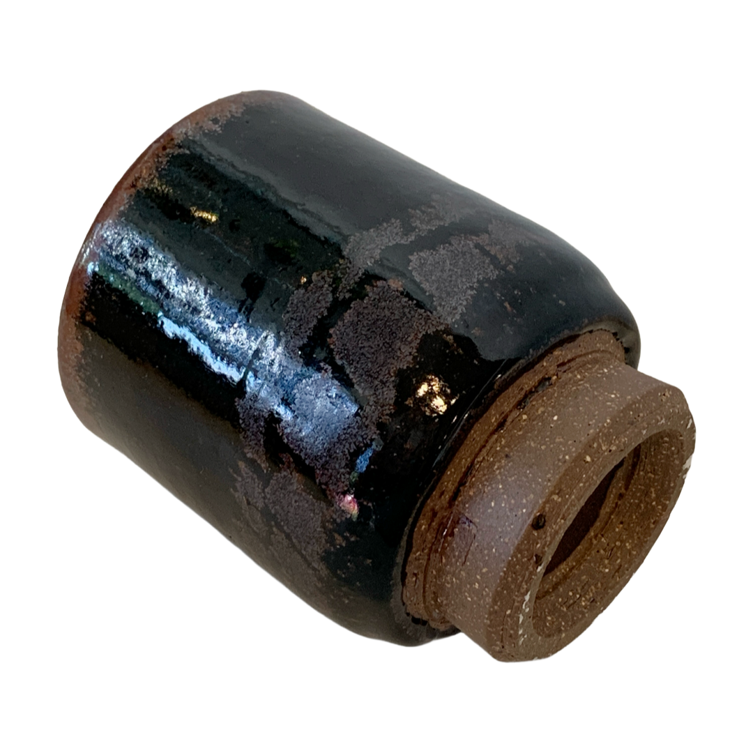 SERVICE CERAMICS | ‘Black & Brown Cup- Medium’ | Wheel-thrown ceramics
