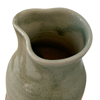 SERVICE CERAMICS | ‘Green Curved Jug / Pourer- No Handle' | Wheel-thrown ceramics