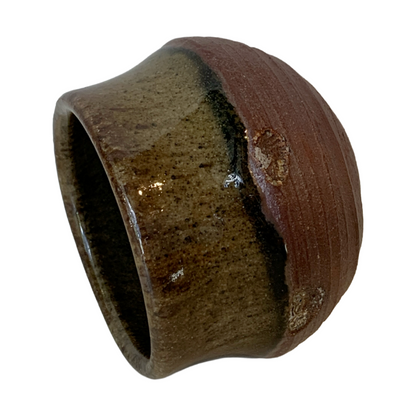 SERVICE CERAMICS | ‘Ridged Brown Cup’ | Wheel-thrown ceramics