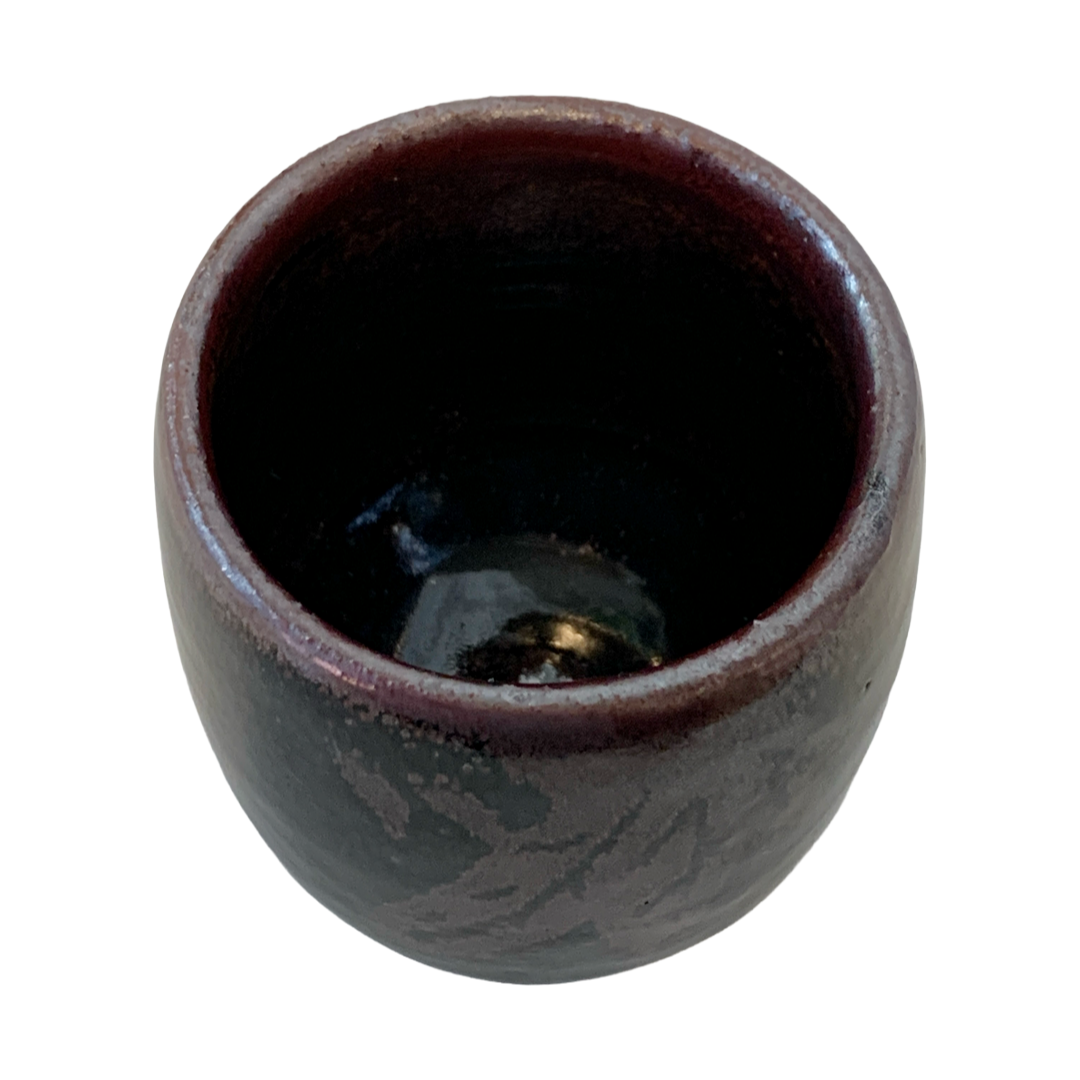 SERVICE CERAMICS | ‘Black & Brown Cup- Small’ | Wheel-thrown ceramics