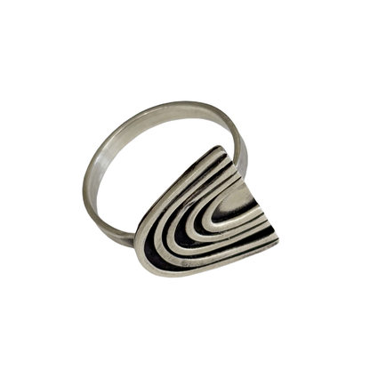 BREATH AND ESSENCE | 'Rainbow Ring' | Sterling Silver / patina finish