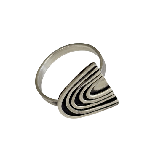 BREATH AND ESSENCE | 'Rainbow Ring' | Sterling Silver / patina finish