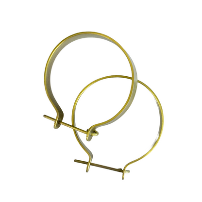 FAR NORTH STUDIO | ‘Hoop earrings - small’ | Gold | Titanium