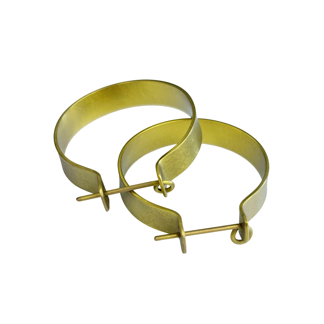 FAR NORTH STUDIO | ‘Hoop earrings - small’ | Gold | Titanium
