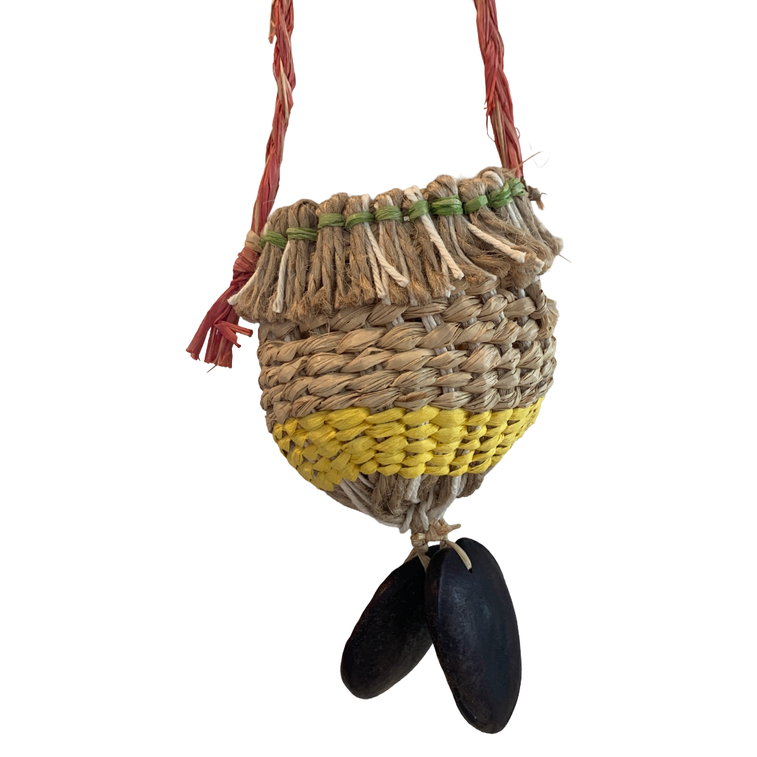 PAULA SAVAGE - Moa Island | 'Migi Bag #413' | Woven rafia + jute | 2026