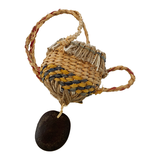 PAULA SAVAGE - Moa Island | 'Migi Bag #406' | Woven rafia + jute | 2026