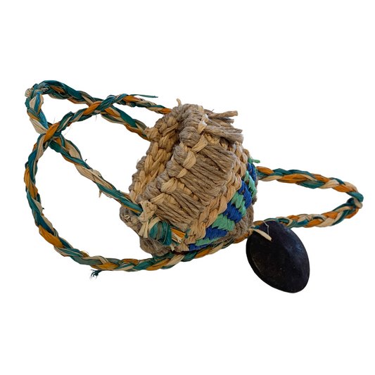 PAULA SAVAGE - Moa Island | 'Migi Bag #407' | Woven rafia + jute | 2026
