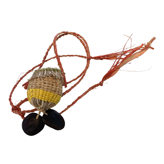 PAULA SAVAGE - Moa Island | 'Migi Bag #413' | Woven rafia + jute | 2026