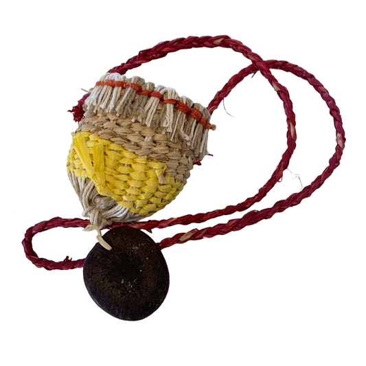 PAULA SAVAGE - Moa Island | 'Migi Bag #402' | Woven rafia + jute | 2026
