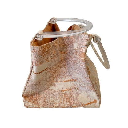 JULIE POULSEN | ‘Dust storm’ Boat Bag : Petite | Re-cycled painting