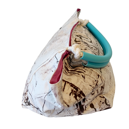 JULIE POULSEN | ‘Grandma's Sewing Box: Boat bag: Midi | Re-cycled painting | Medium