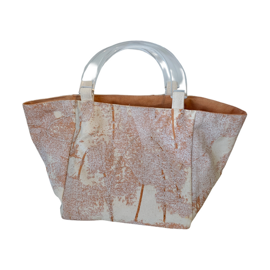 JULIE POULSEN | ‘Dust storm’ Boat Bag : Petite | Re-cycled painting
