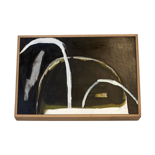 CLAUDINE MARZIK | ‘Undara Archway 3’ | Acrylic on paper / box timber frame