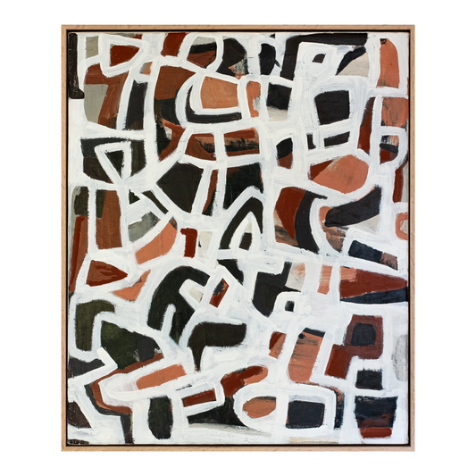 CLAUDINE MARZIK | ‘Anyways 3’ | Acrylic on canvas / framed