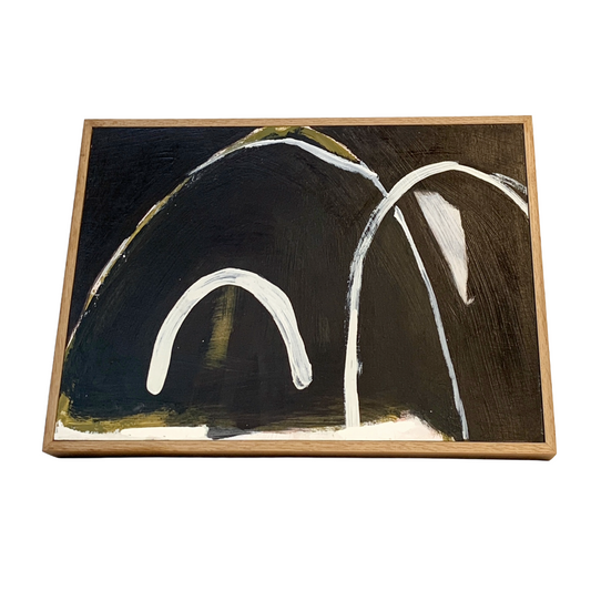 CLAUDINE MARZIK | ‘Undara Archway 1’ | Acrylic on paper / box timber frame