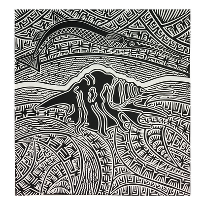 JOEL SAM | 'Yatha and Long Tom' | Linocut Print