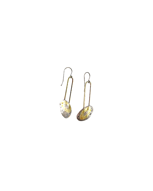 KATE HUNTER | ‘Night Dive’ | Earrings | Copper / brass