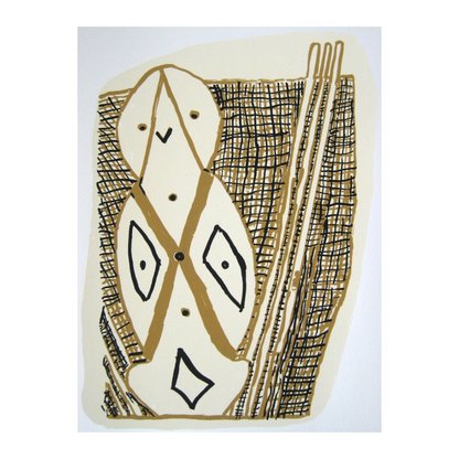 THERESA BEERON | 'Bagu and Jiman with Jawun' | Screen print