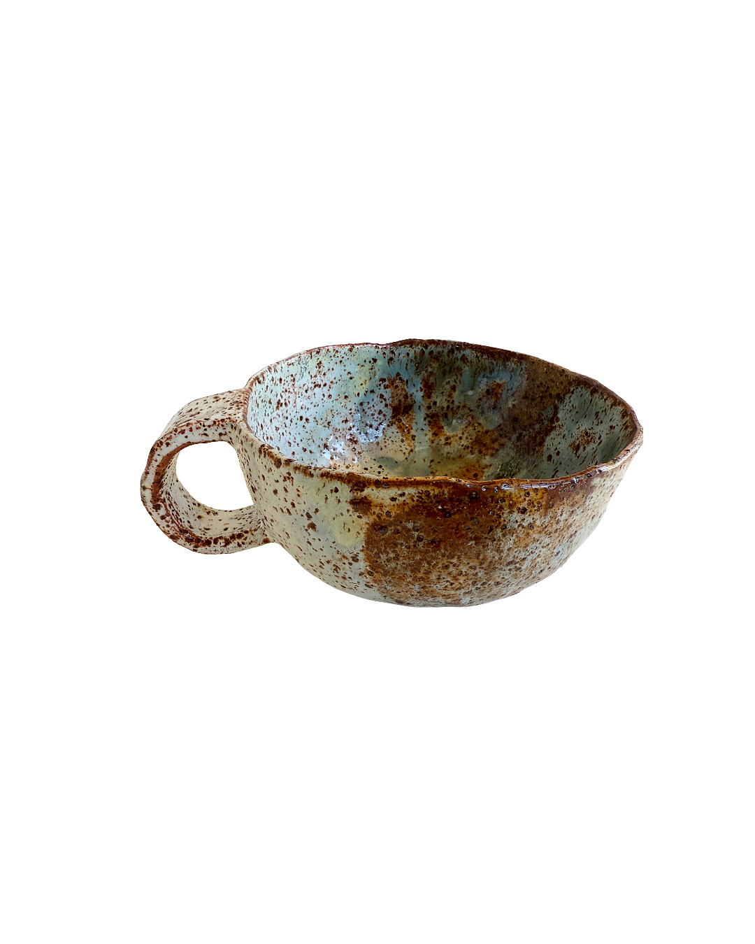 KAT HALL | ‘Coral Cup and Saucer (long)’ | Ceramic Dish