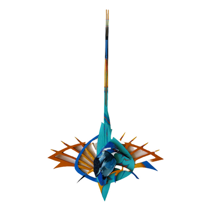 ROLAND NANCARROW | 'Little Kingfisher’  |  Wooden wall sculpture / hand-painted