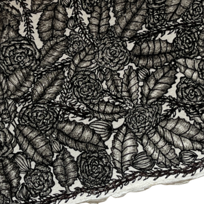 PETER B MORRISON | ‘Roses’ | Pen + Ink drawing
