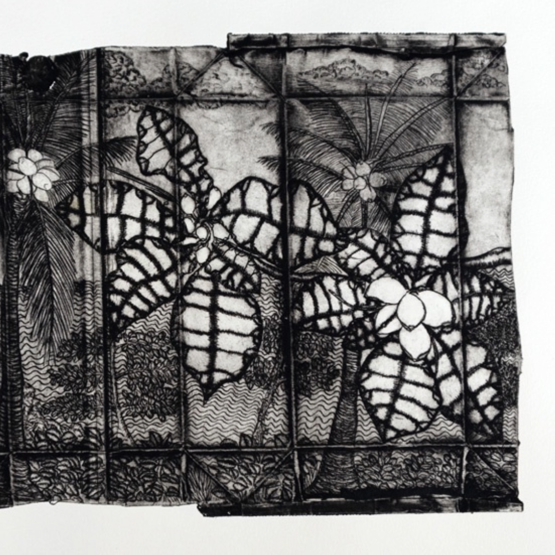 PETER B  MORRISON  | 'Almond' | Drypoint etching