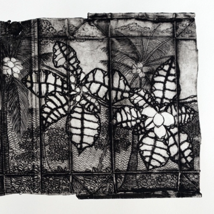 PETER B  MORRISON  | 'Almond' | Drypoint etching