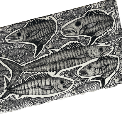 PETER B MORRISON | 'Spanish Mackerels Feeding' | 2024