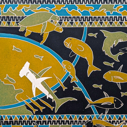 PATRICK BAIRA | 'Ghost Net Killing  The Reef' Print |