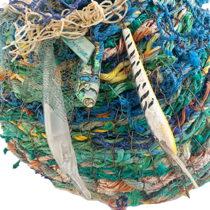 WILD THINGS | ‘Creel Thing (5)' | Large basket | Recycled + found objects / copper