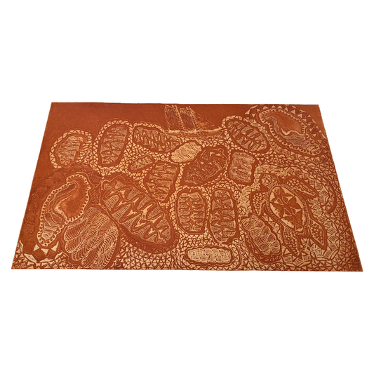 PETER B MORRISON | 'Clams (Tridacnidae)' | Etching | Rust